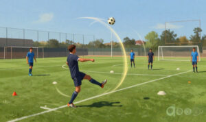 Cara-Melatih-Akurasi-Umpan-Lambung-Dalam-Permainan-Sepak-Bola-Yang-Efektif